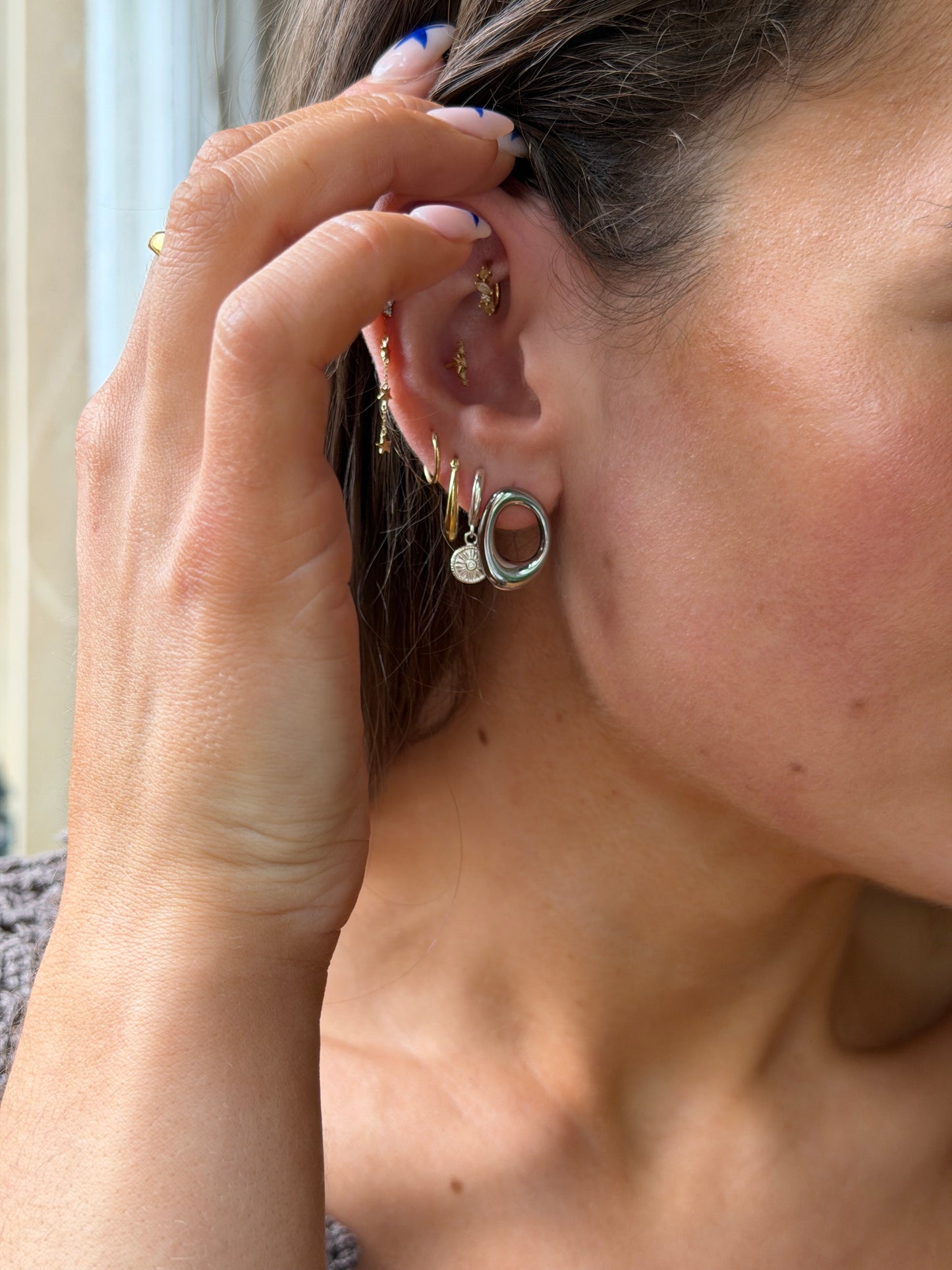 Pia Earrings Silver