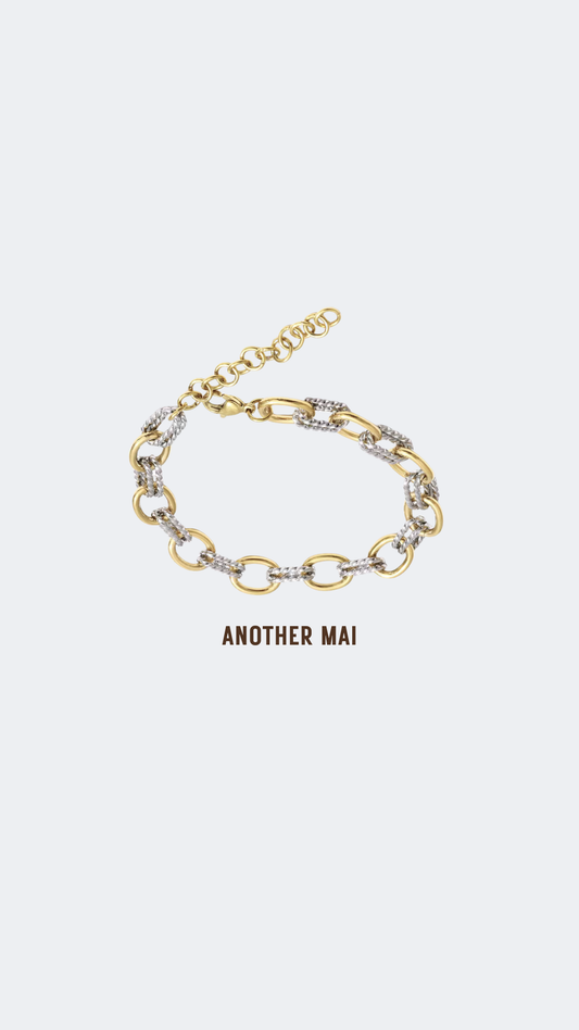 Allie Bracelet Mixed Metal