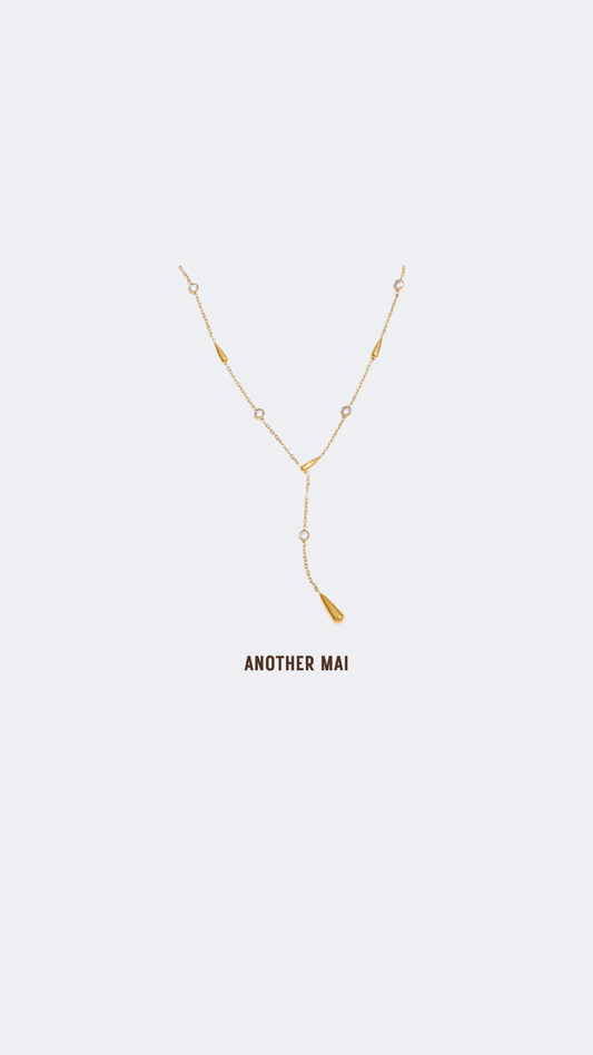 Talia Lariat Gold