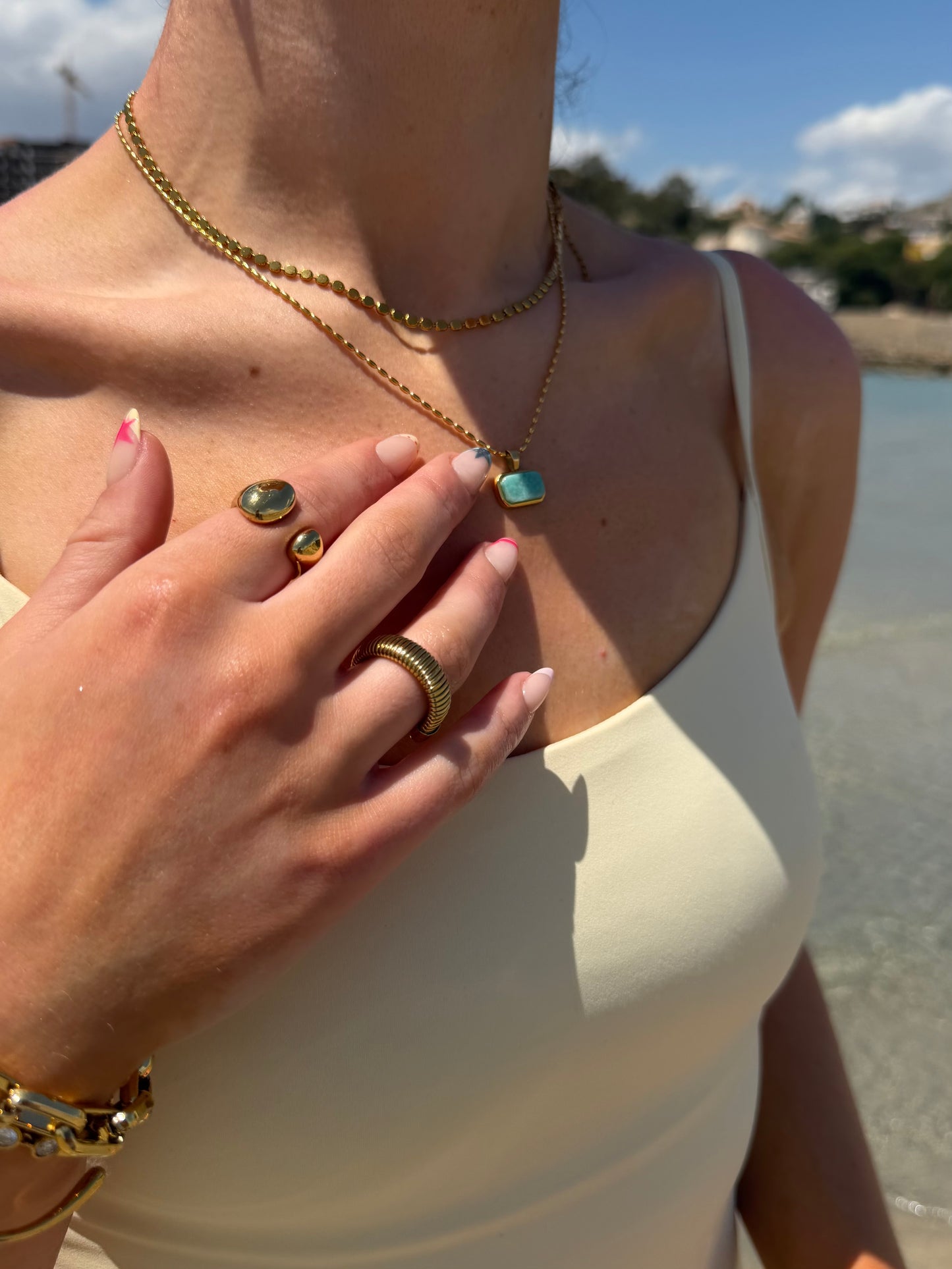 Oceania Gold Necklace