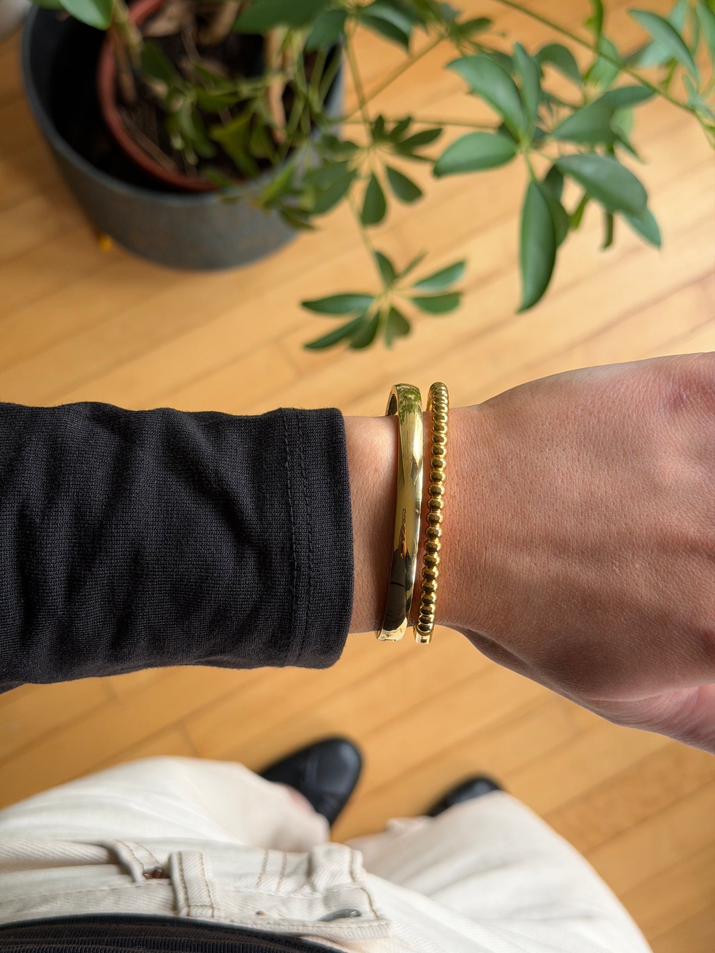 The Palmer Gold Bangle