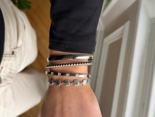 The Ziva Silver Bracelet