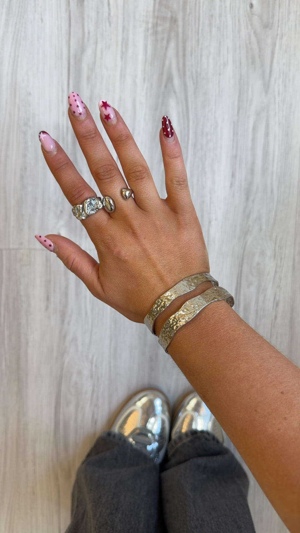 The Effie Cuff Silver Bangle