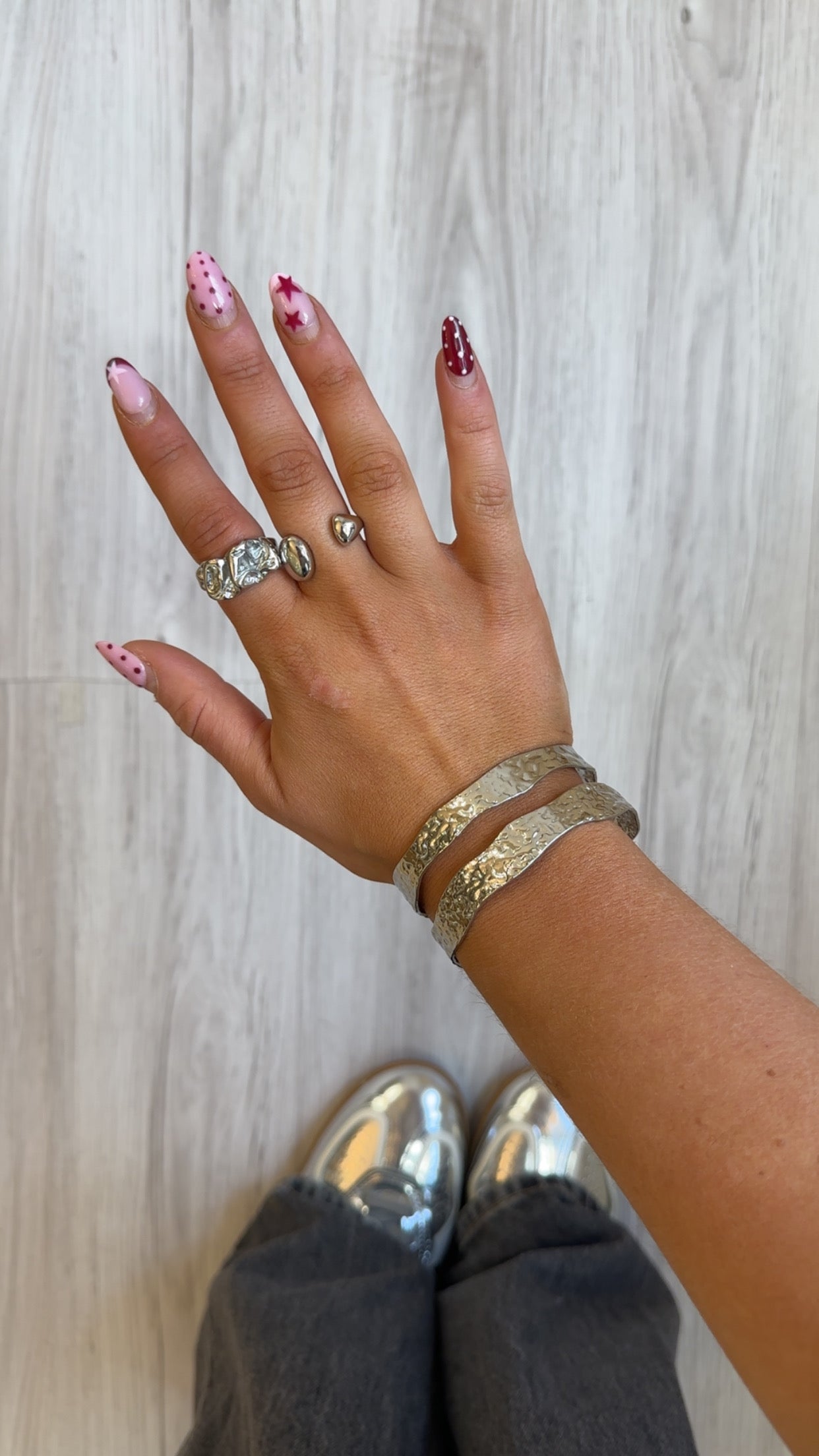 The Effie Cuff Silver Bangle