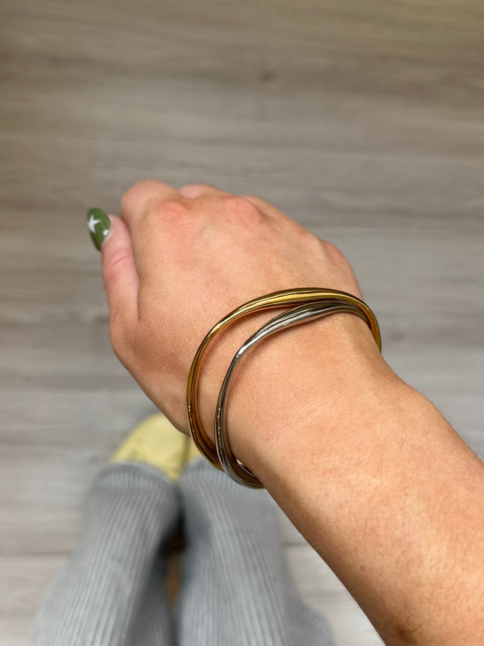 Renee Bangle Silver