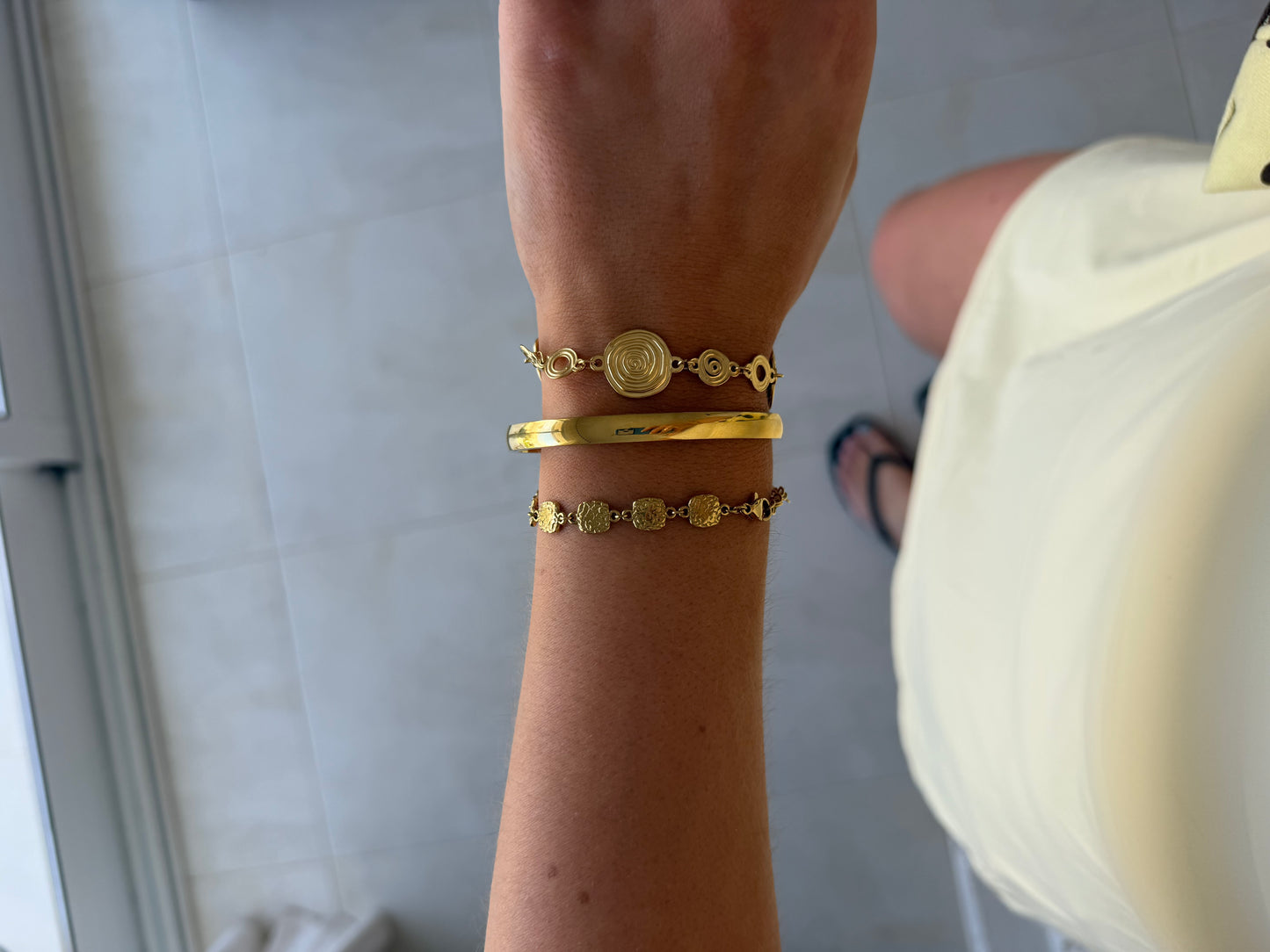 Suki Swirl Gold Bracelet