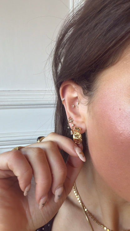 Molten Gold Earrings