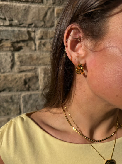 Molten Gold Earrings