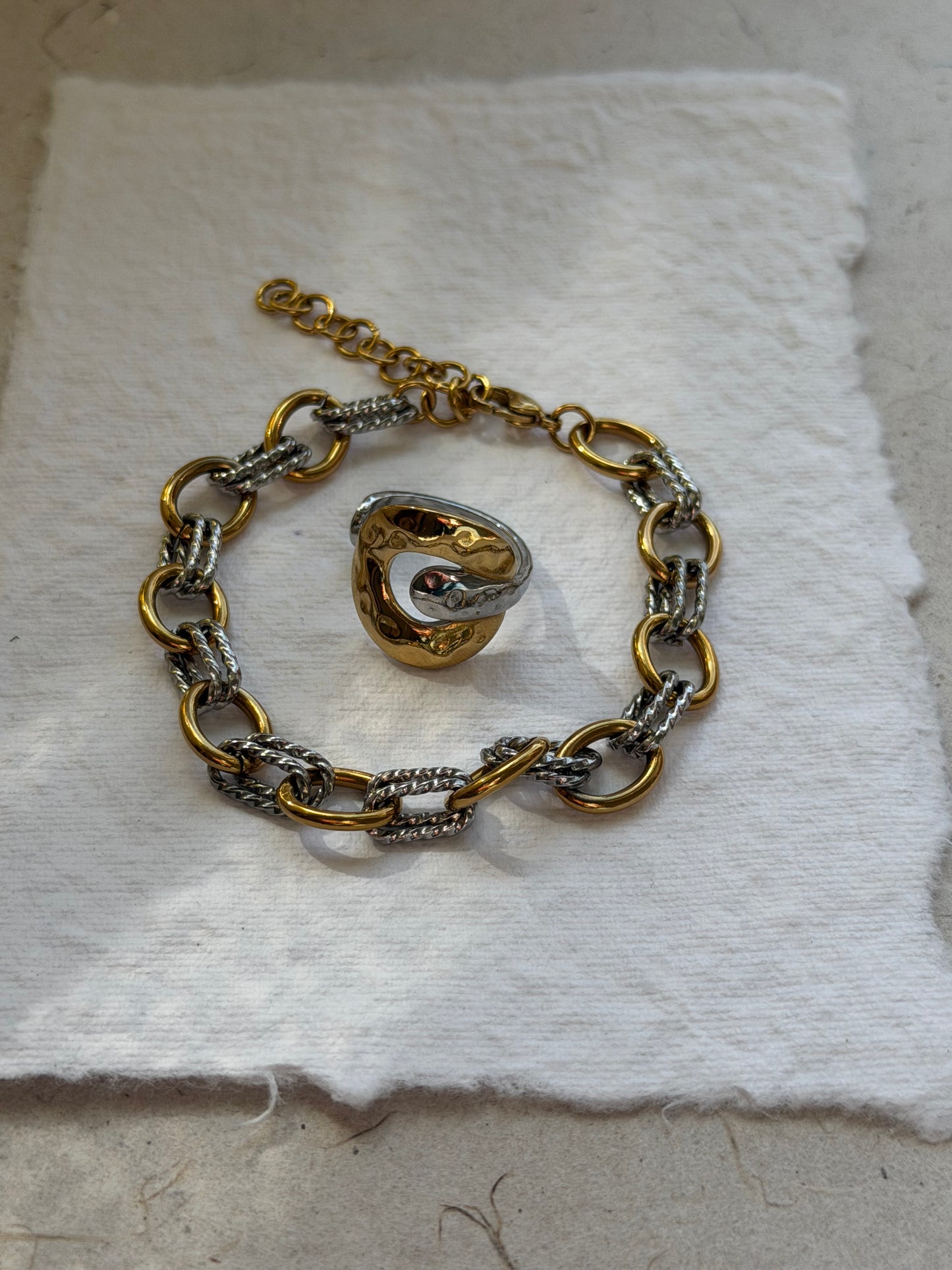 Allie Bracelet Mixed Metal