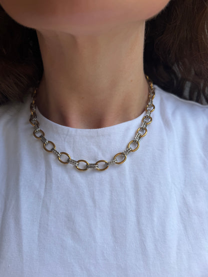Allie Necklace Mixed Metal