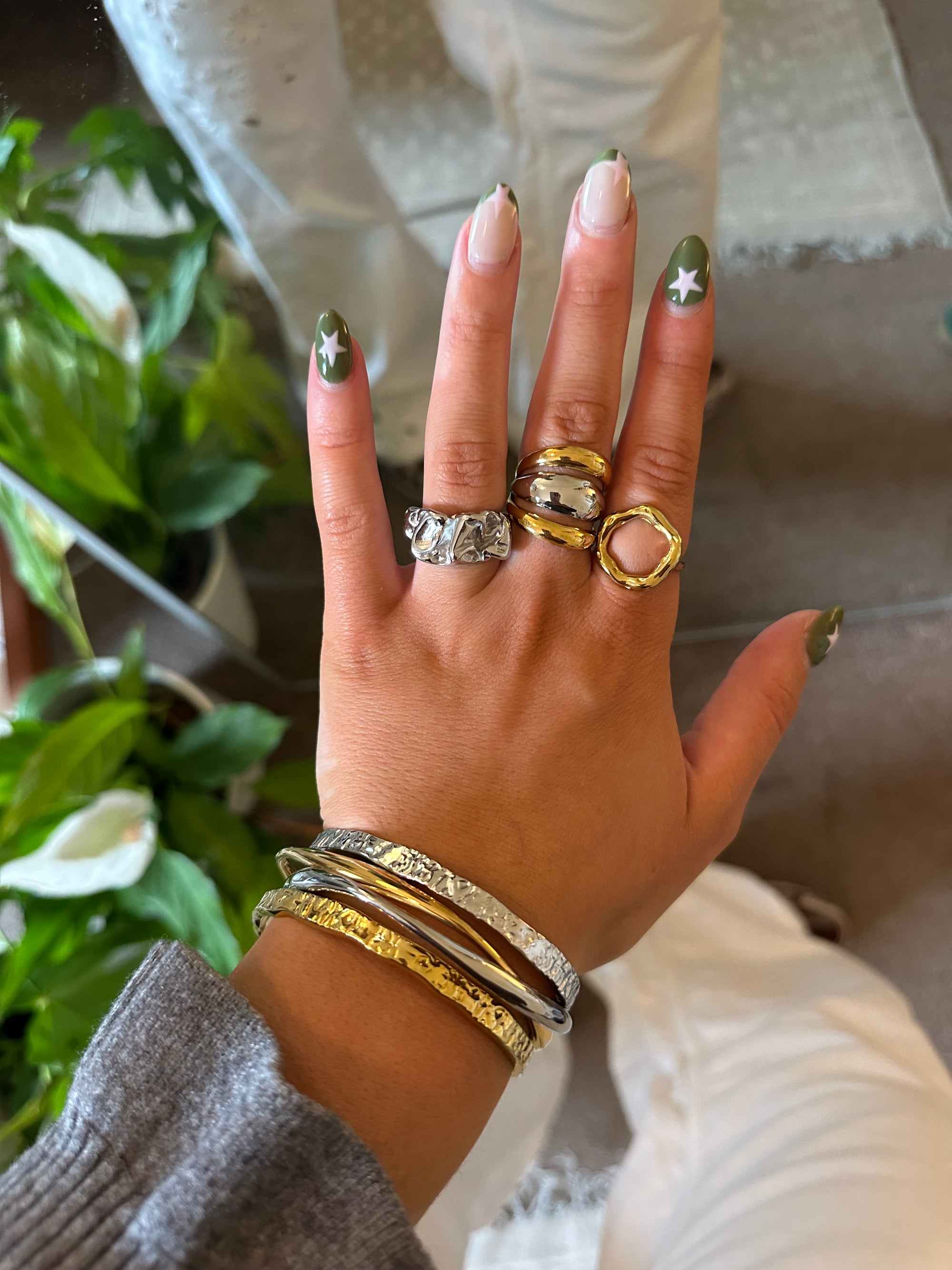 Renee Bangle Silver