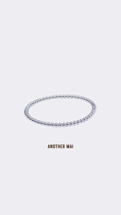 The Palmer Silver Bangle