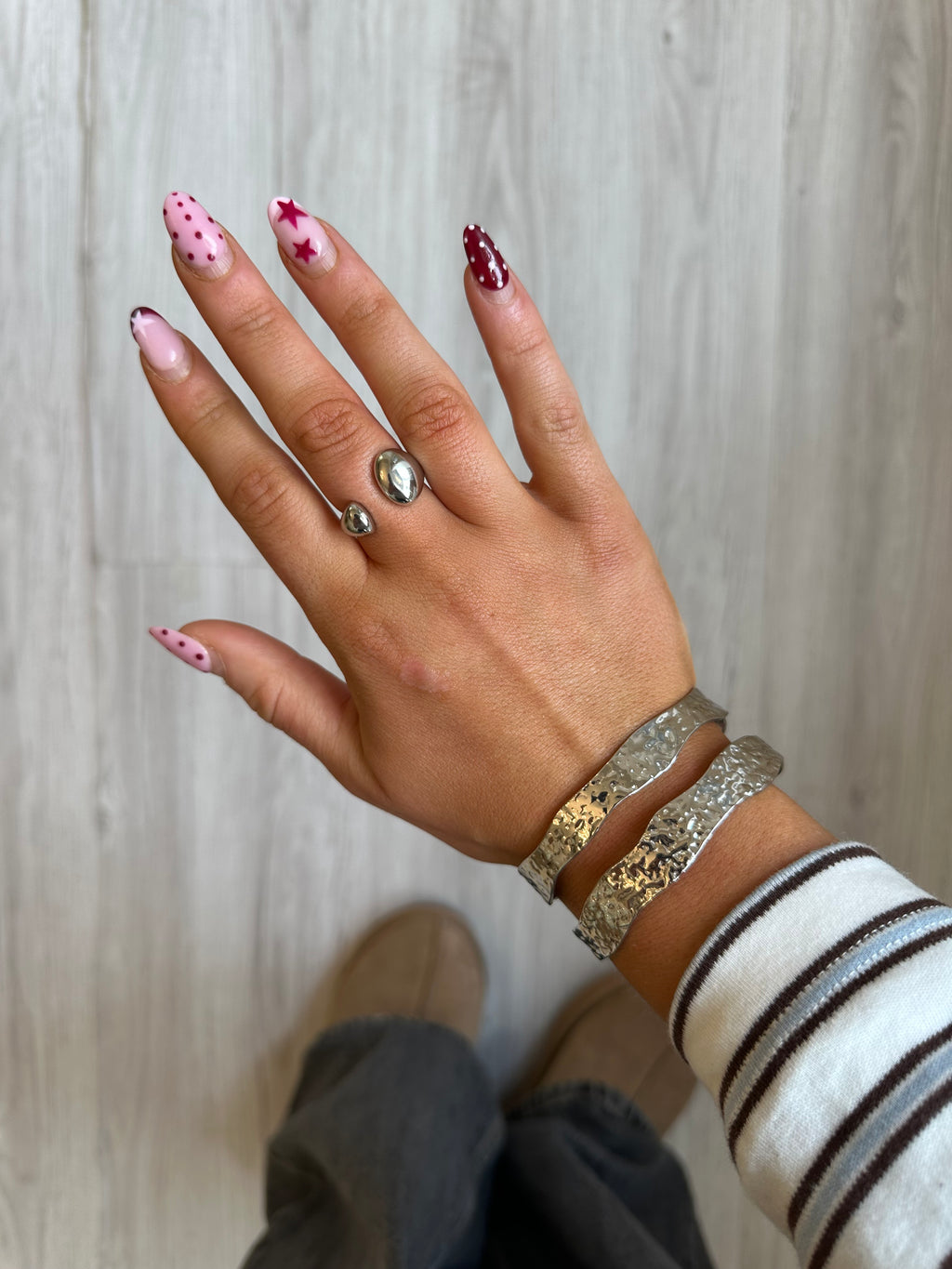 The Effie Cuff Silver Bangle