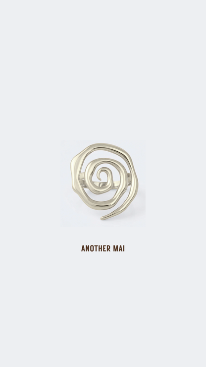 Silver Spiral Ring