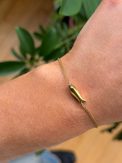 Go Fish Bracelet Gold
