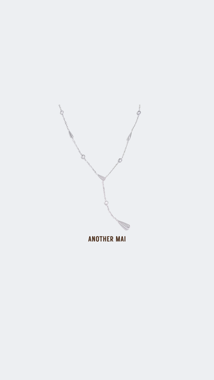 Talia Lariat Silver