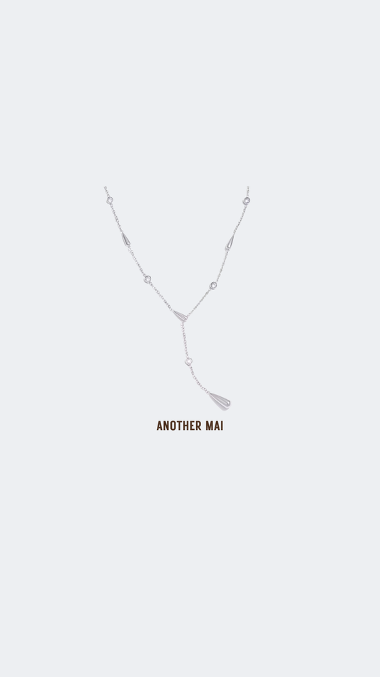Talia Lariat Silver