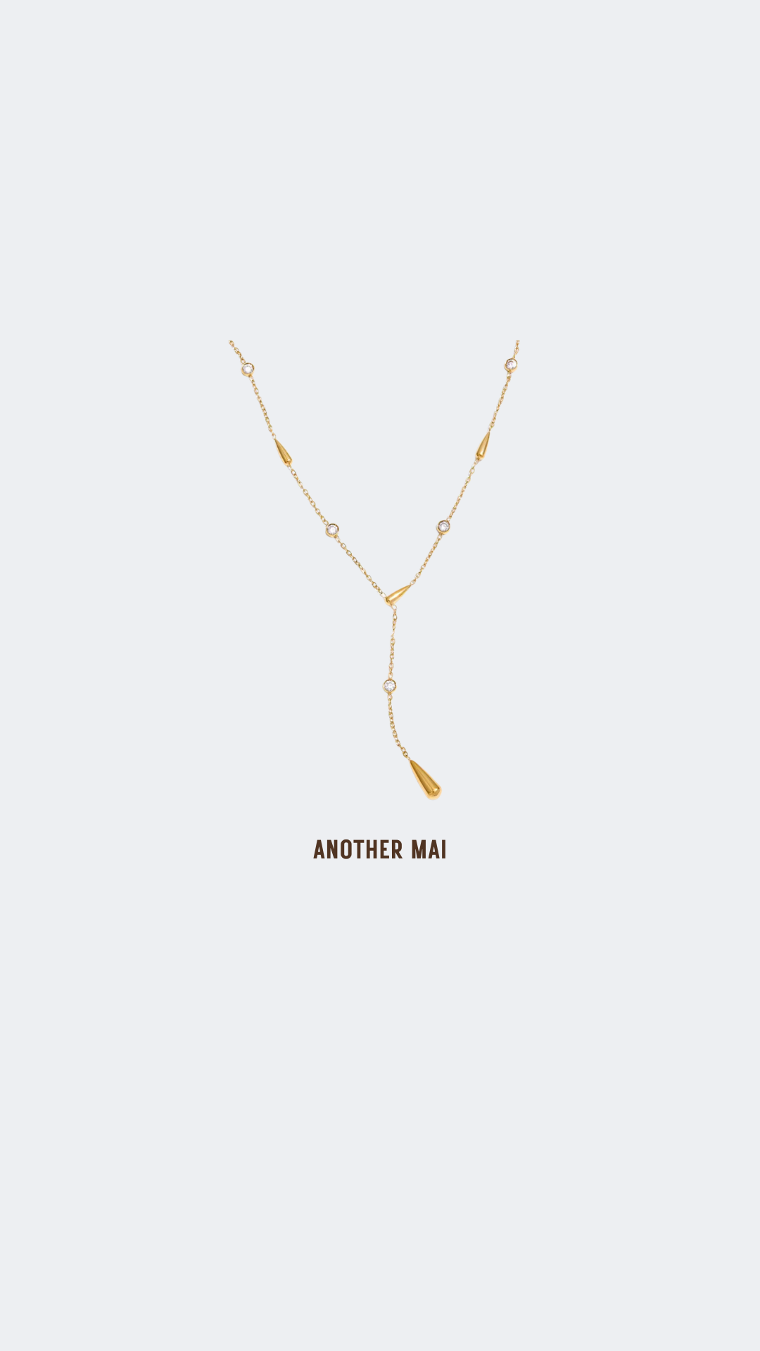 Talia Lariat Gold