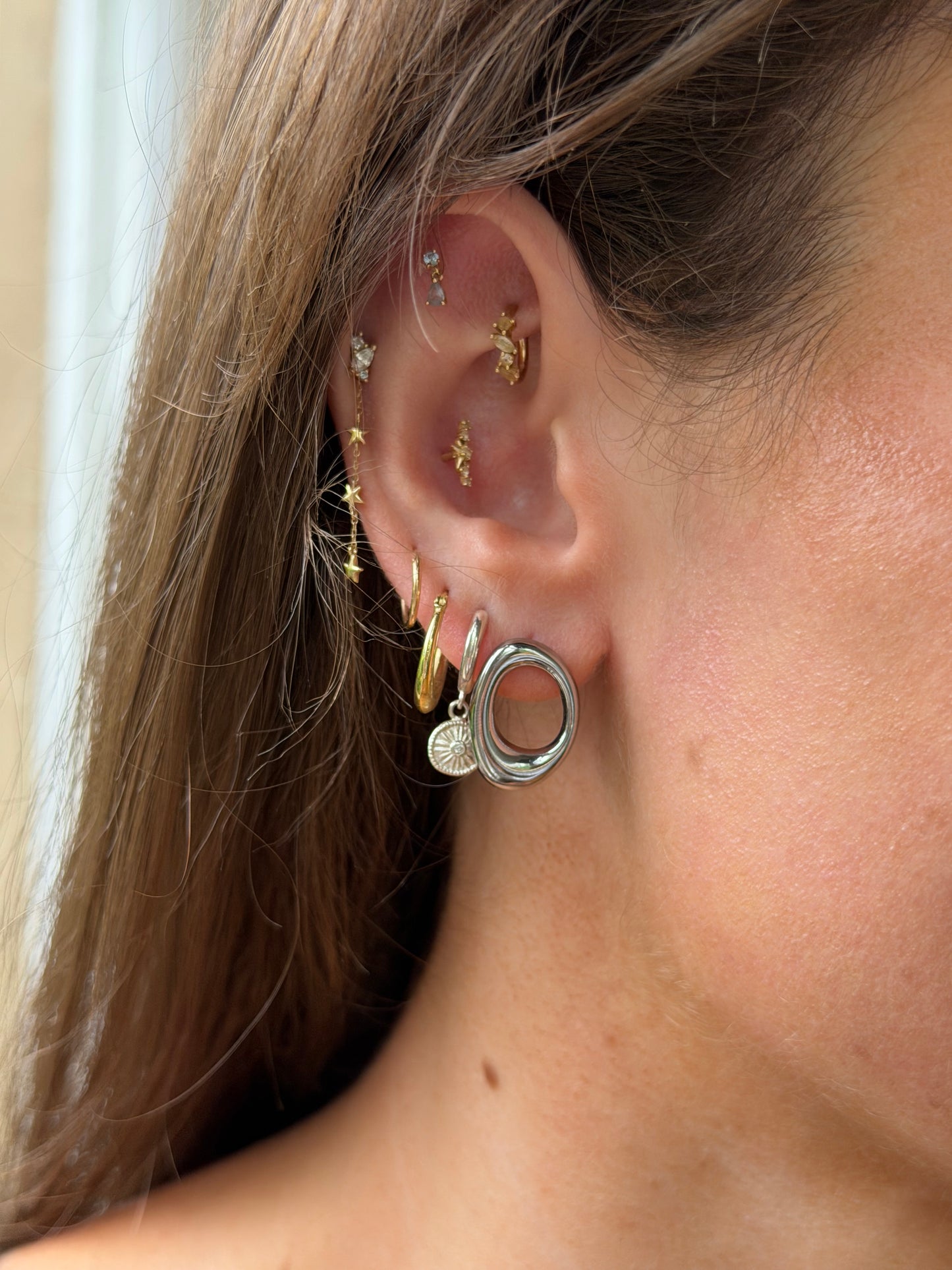 Pia Earrings Silver