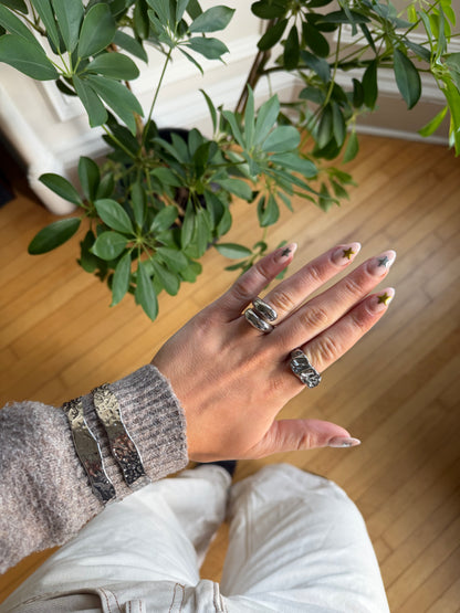 The Effie Cuff Silver Bangle