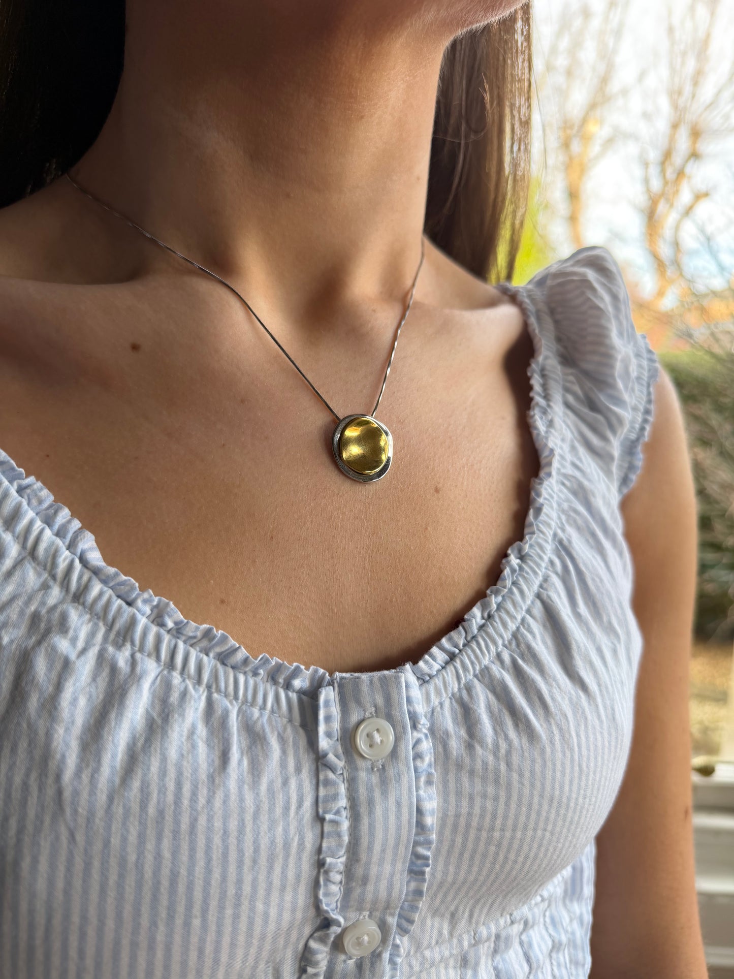 The Romy Mixed Metal  Necklace