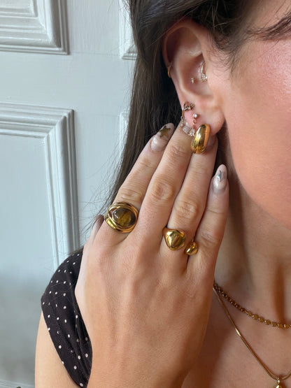 Droplet Gold Earrings