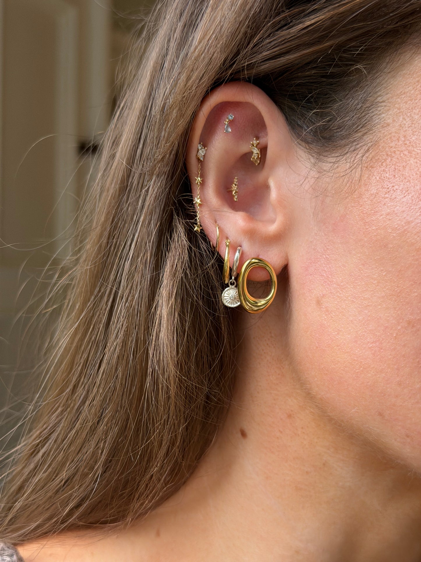 Pia Earrings Gold