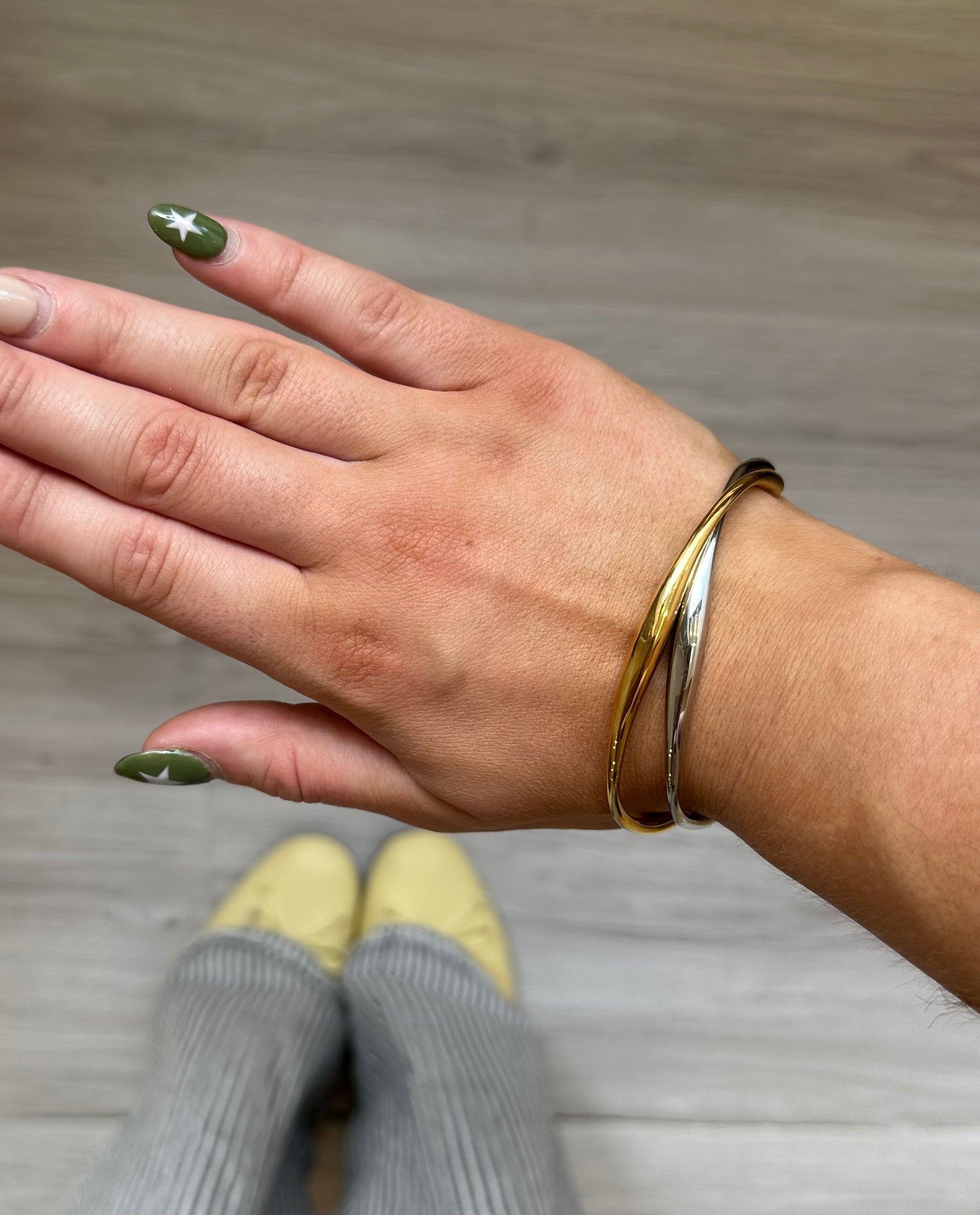 Renee Bangle Silver