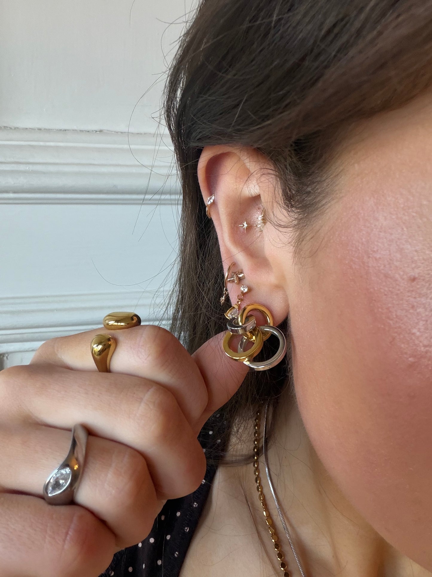 Sienna Mixed Metal Earrings
