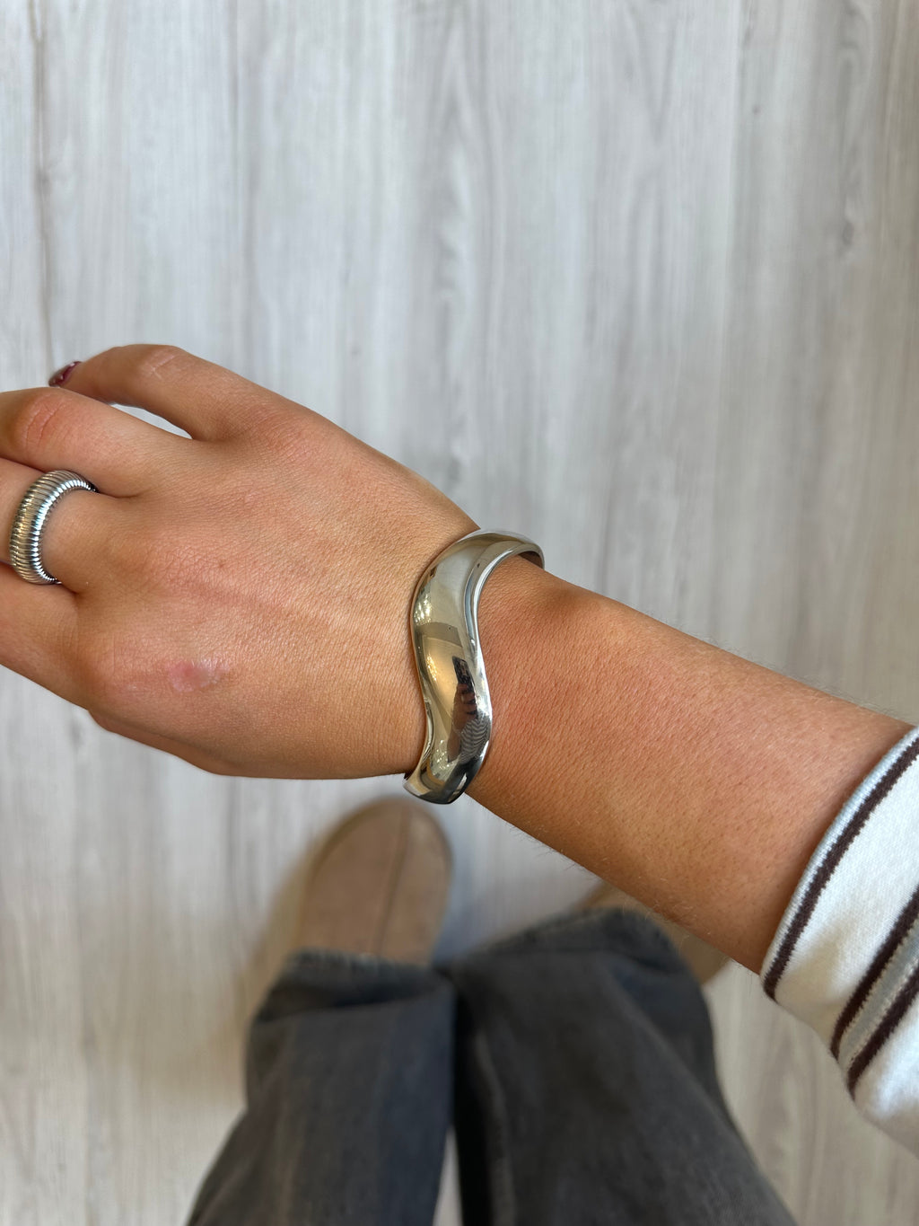 Tilda Silver Bangle