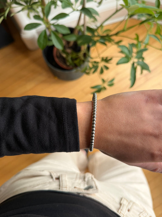 The Palmer Silver Bangle