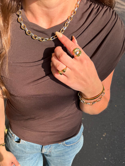 Billy Ring Mixed Metal