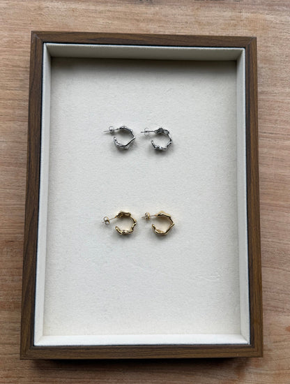 Molten Gold Earrings
