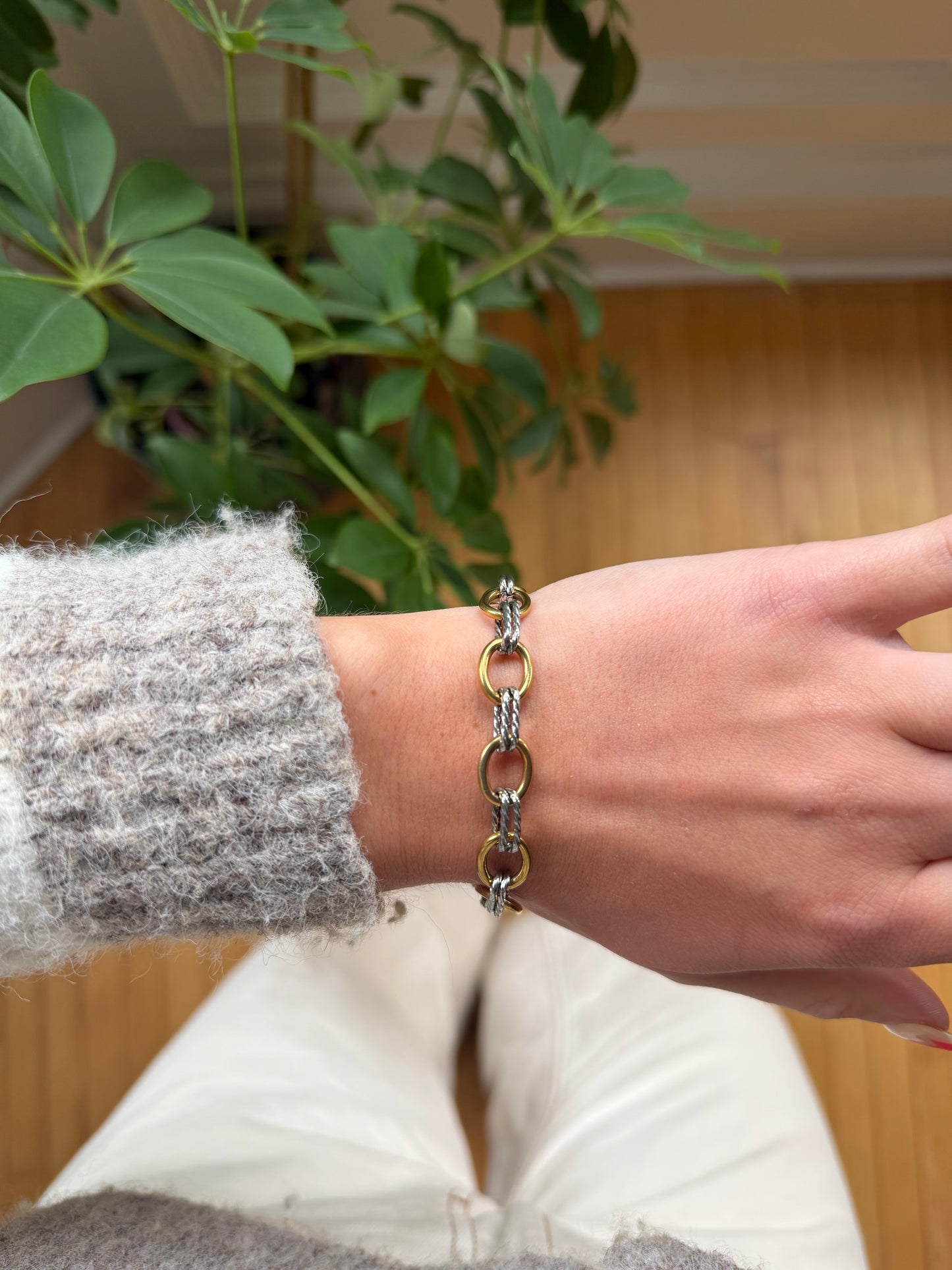 Allie Bracelet Mixed Metal