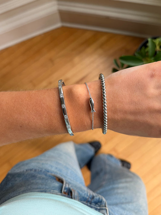 Go Fish Bracelet Silver