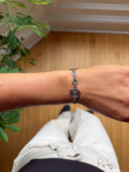 Suki Swirl Silver Bracelet