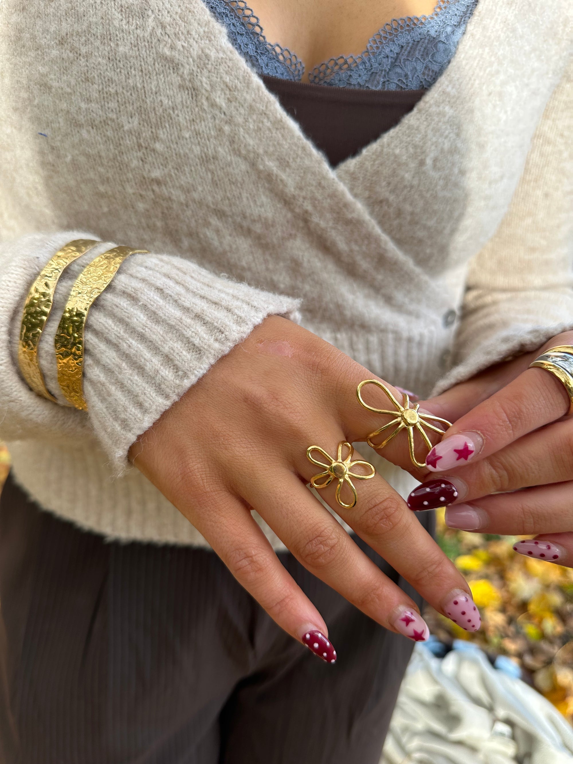 The Gold Abby Ring