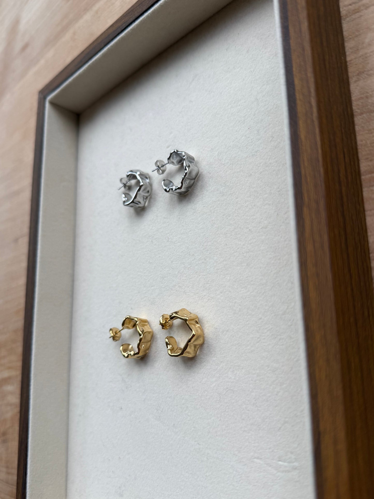 Molten Gold Earrings