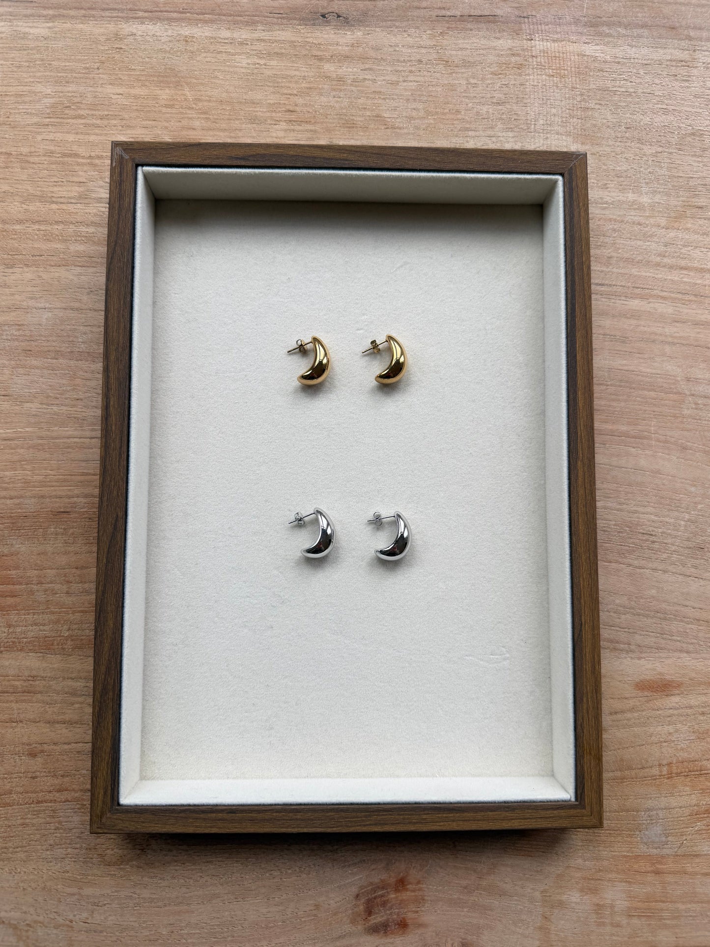 Droplet Silver earrings