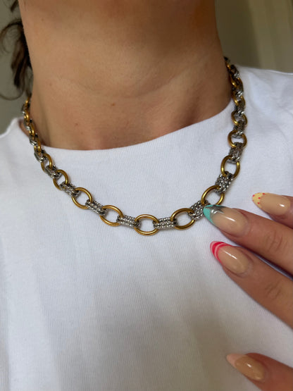 Allie Necklace Mixed Metal