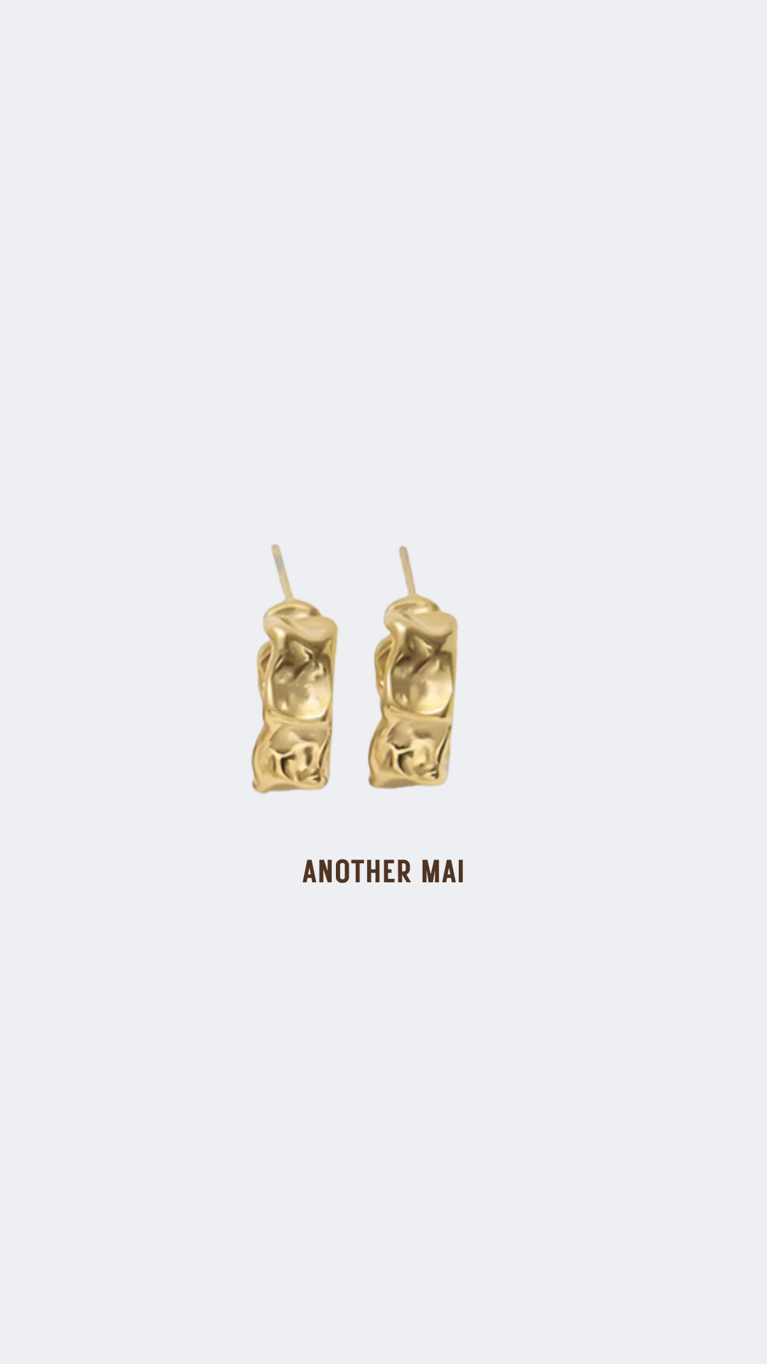 Molten Gold Earrings