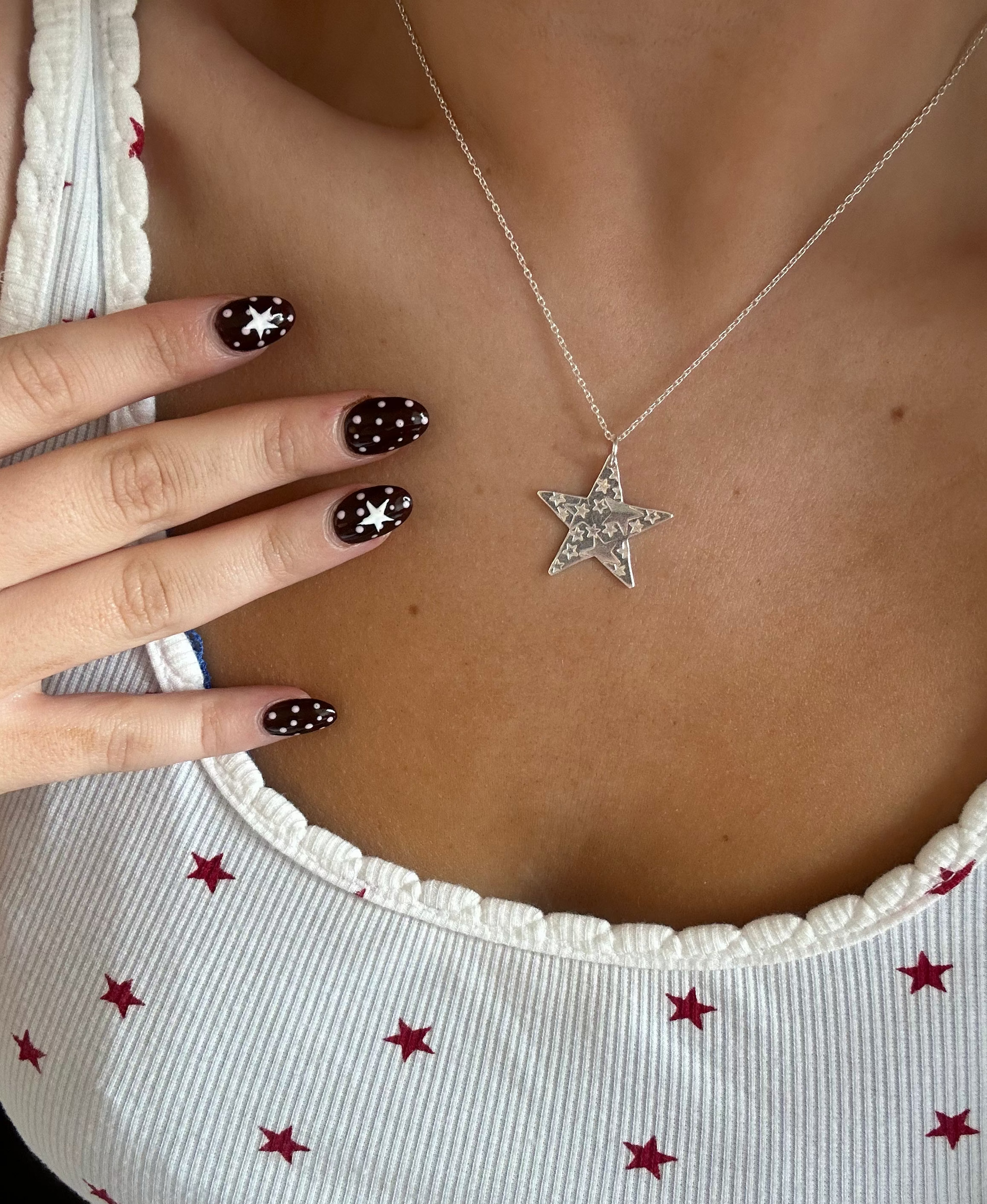 Astra Silver Star Pendant