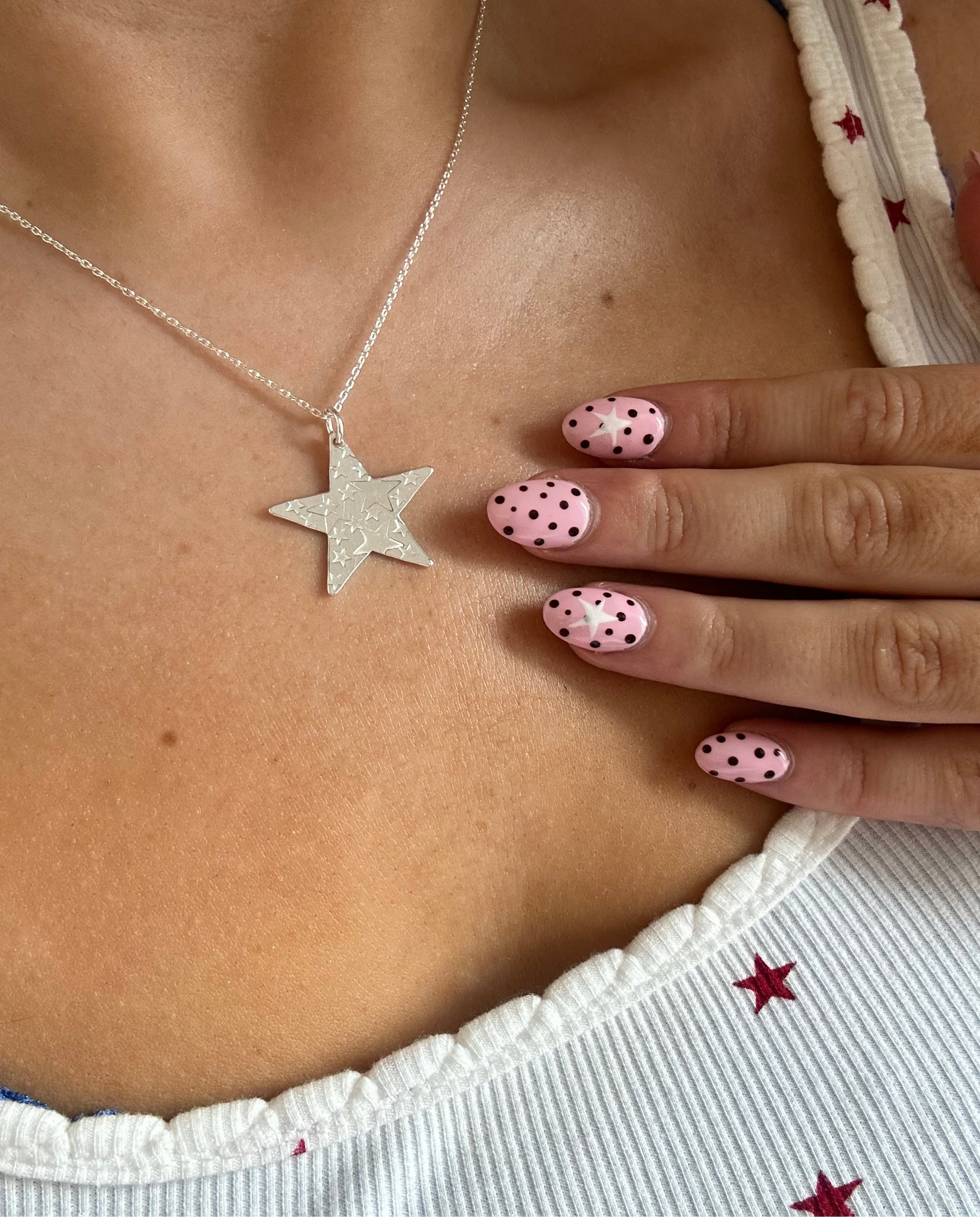 Astra Silver Star Pendant