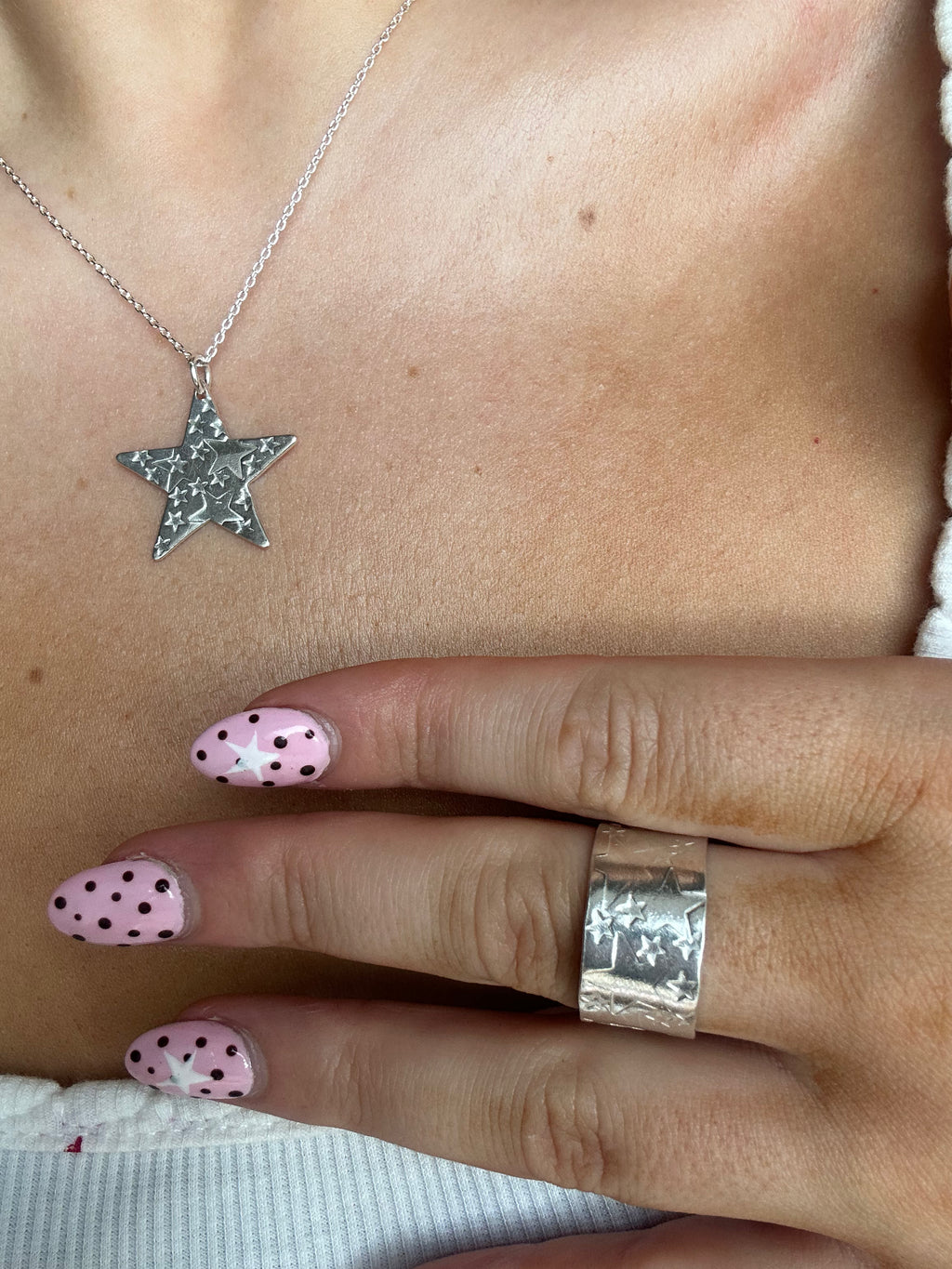 Astra Silver Star Pendant