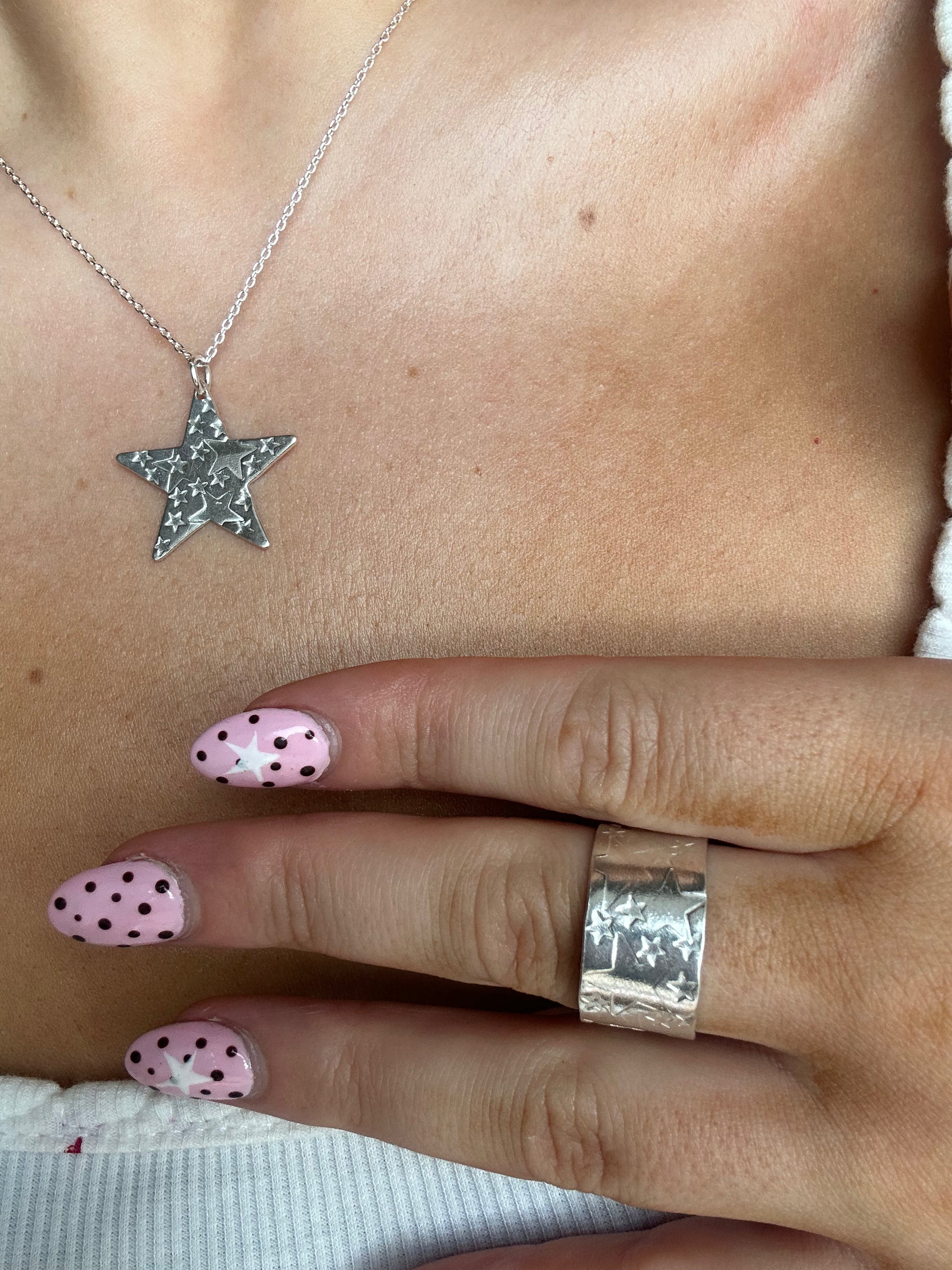 Astra Silver Star Pendant
