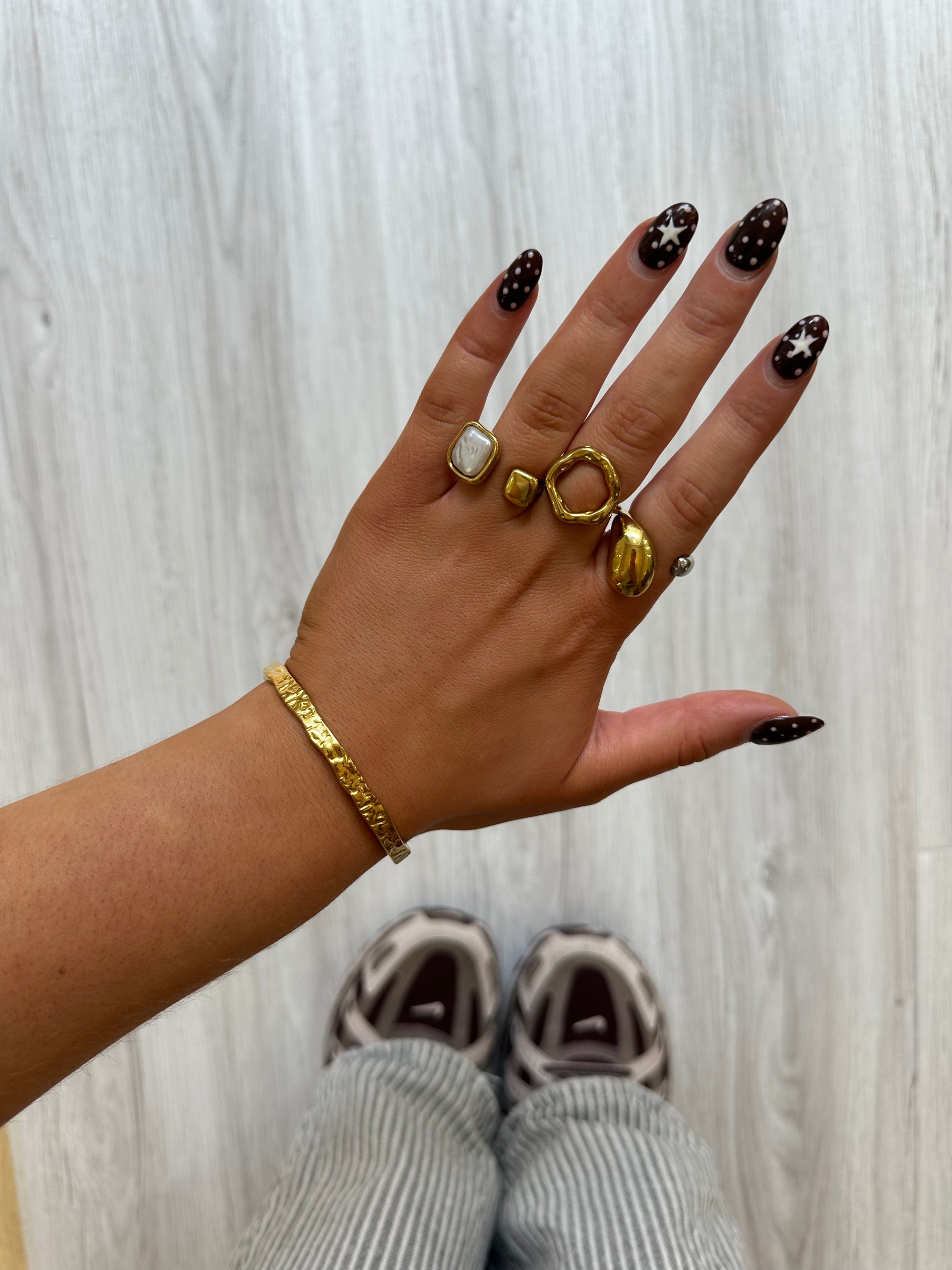 Maeve two toned ring