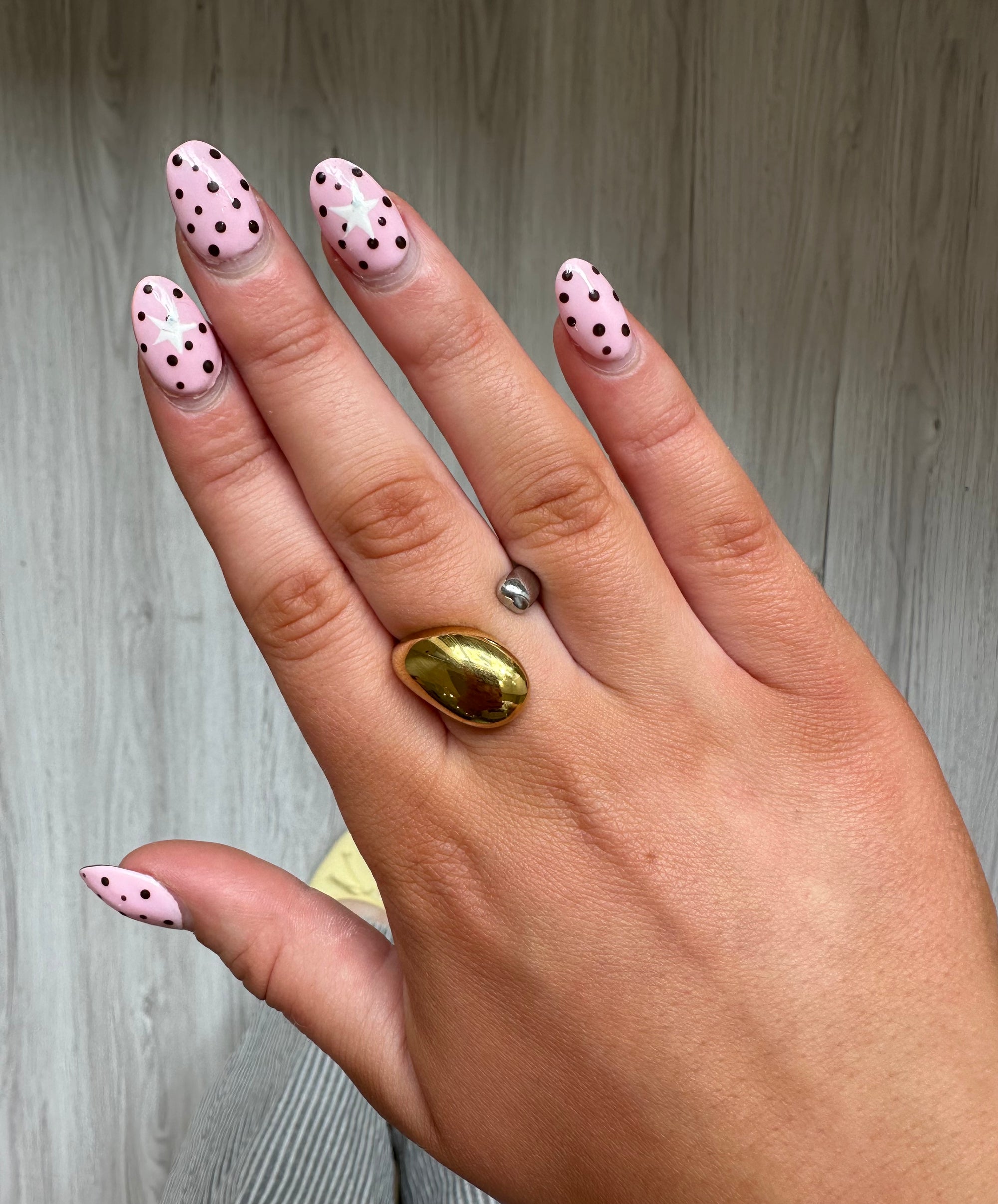 Maeve two toned ring