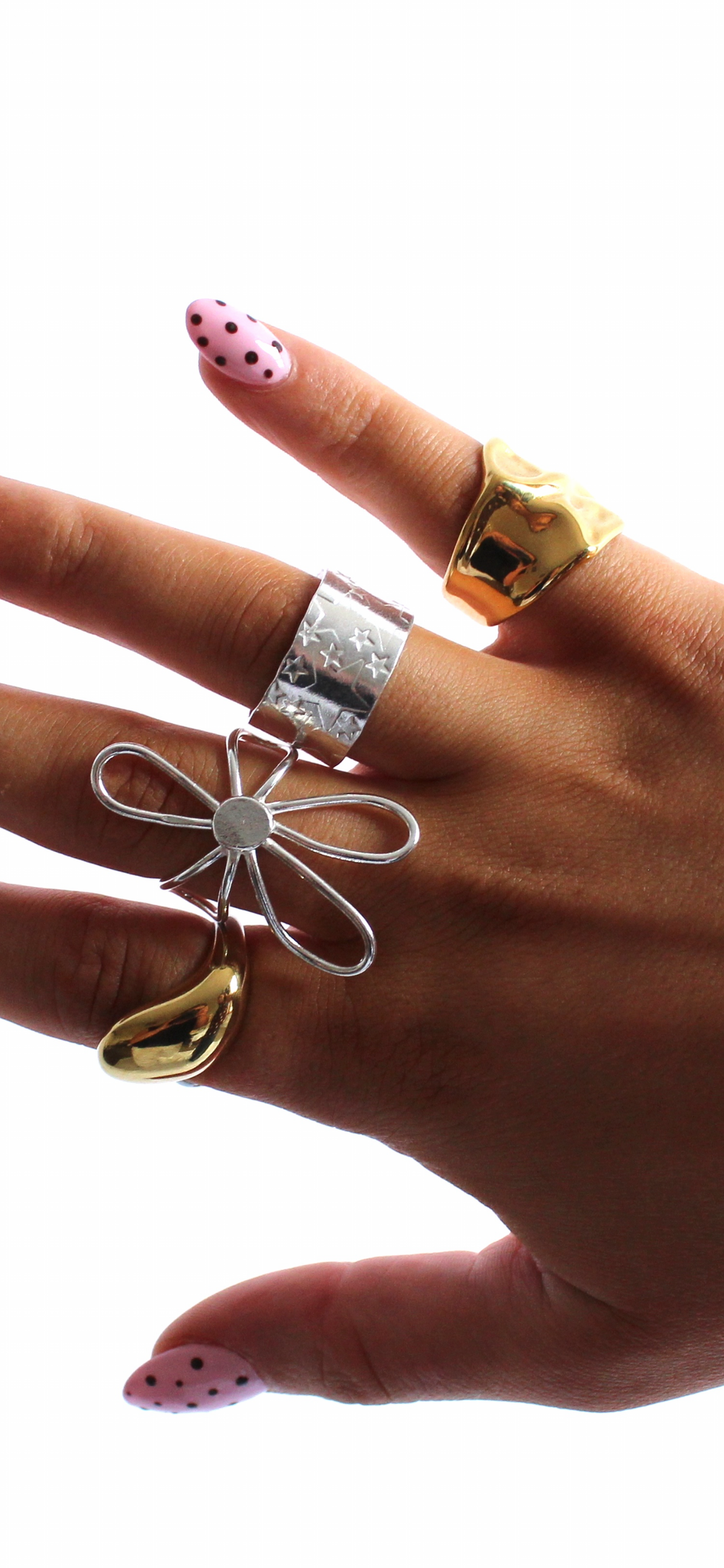 The Astra Silver Star Ring