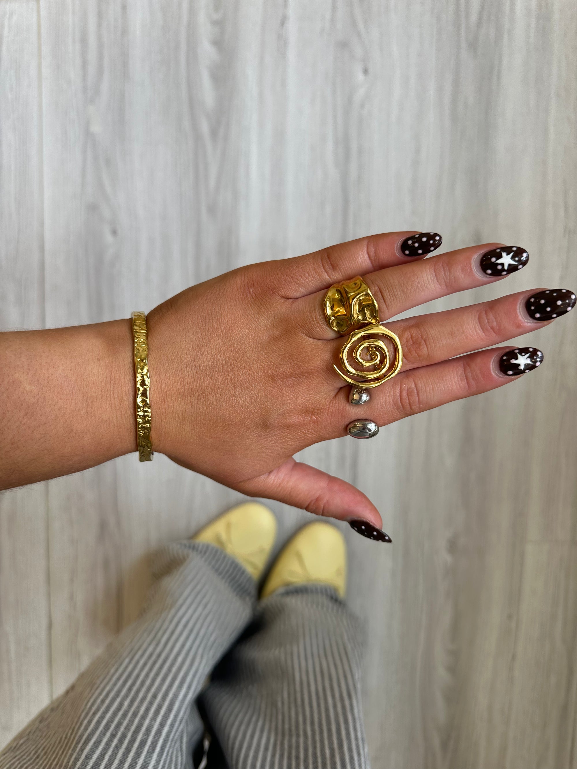 Golden Spiral Ring