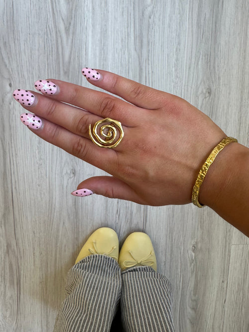 Golden Spiral Ring